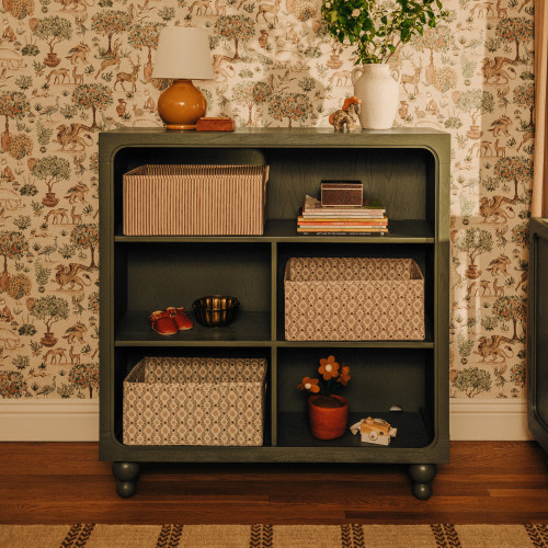 babyletto Astre Assembled Bookcase by Nate Berkus - Archival Elm