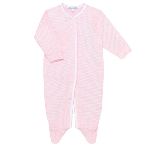 Pink Bubble Baby Footie