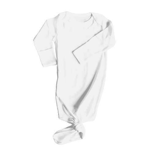 Knot Gown In White – Zumbamboo