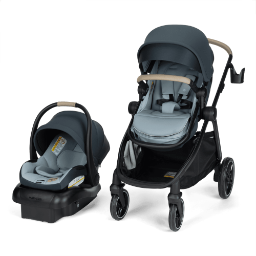 Maxi-Cosi Zelia Pro 5-in-1 Modular Travel System, Seascape Blue