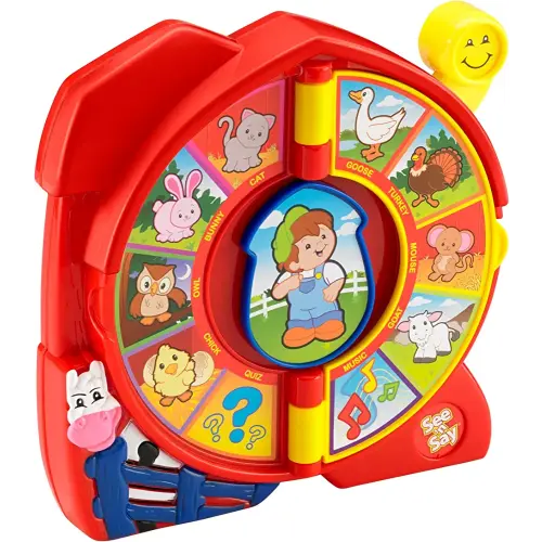 Fisher-Price Little People Toddler Learning Toy, See ‘n Say The Farmer Says, Game with Music Sounds & Phrases Ages 18+ Months​