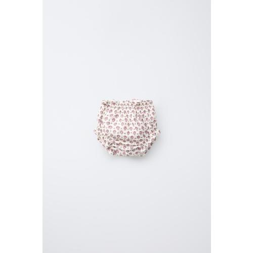 TEXTURED FLORAL BOTTOMS - Pink | ZARA United States