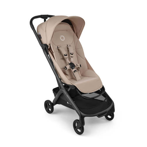 Bugaboo Butterfly 2 Plus Travel Stroller  - BLACK/DESERT TAUPE-DESERT TAUPE