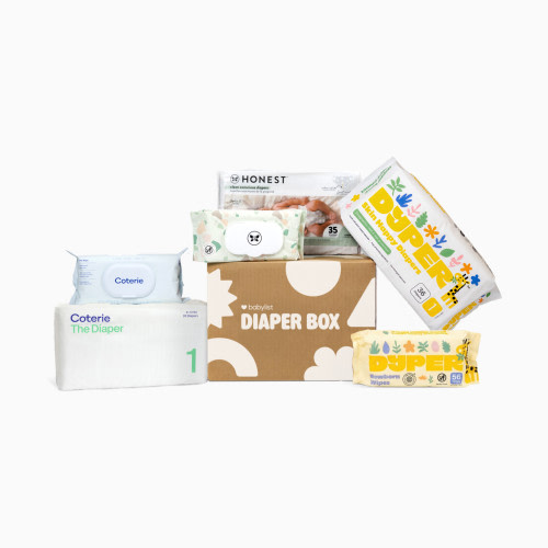 Babylist Diaper Box - 104 Diapers & 172 Wipes
