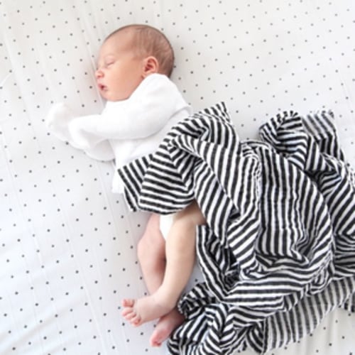 Organic Swaddle - Stripes – Modern Burlap
