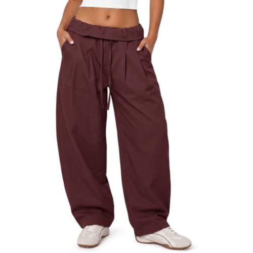 Aoysky Womens Baggy Wide Leg Balloon Pants