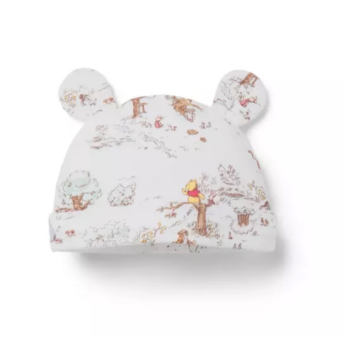 Baby Jet Ivory Toile Disney Winnie the Pooh Toile Baby Beanie by Janie and Jack