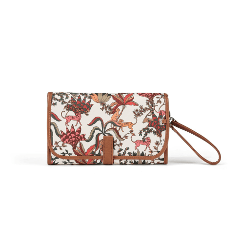 Change Mat Clutch - Jungle Cream/Tan (PRE-ORDER FOR JUNE DELIVERY)