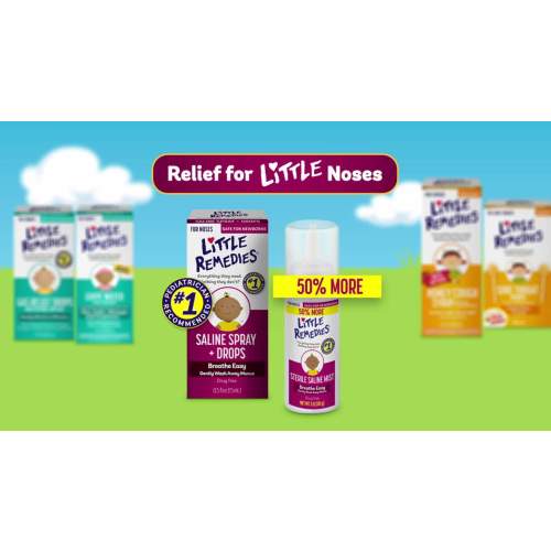 Little Remedies New Baby Essentials Kit, 6 Piece Kit for Baby's Nose and Tummy, Infant Relief