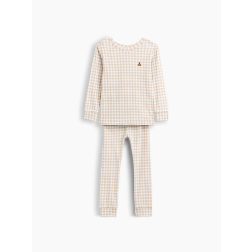 Baby & Toddler Organic Brushed Cotton Gingham PJ Set