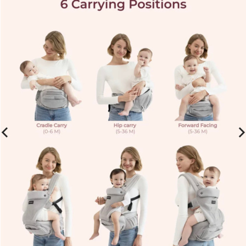 2-In-1 Hip Seat Baby Carrier