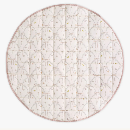 Bows & Butterfly Kisses Play Mat - Pink | Gooselings