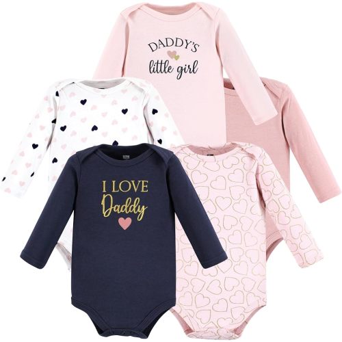 Hudson Baby unisex-baby Cotton Long-sleeve Bodysuits
