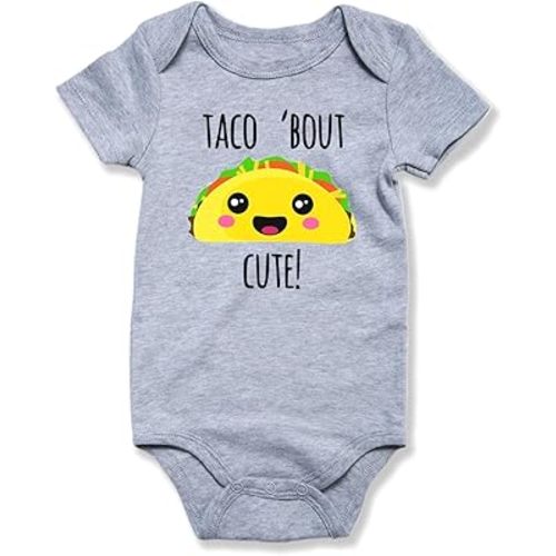 hrcfbk Newborn Baby Boys Girls Clothes Cute Funny Bodysuit Rompers Newborn Baby Announcement Coming Home Outfit