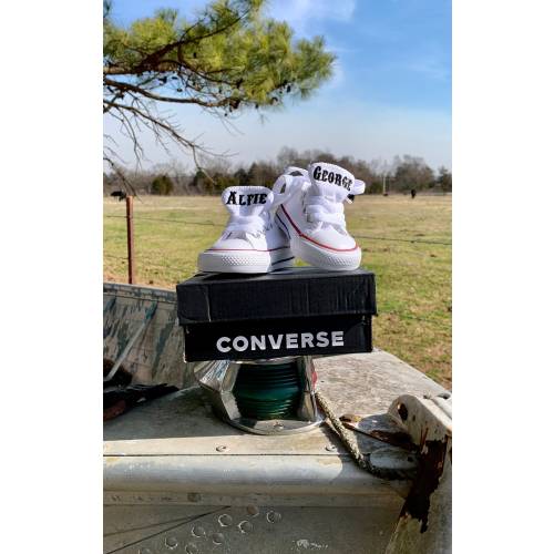 Custom Baby Converse – Personalized Infant Shoes, Monogrammed Sneakers