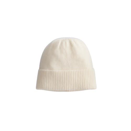Cashmere Beanie (Toddler; Ivory; Small) | Quince