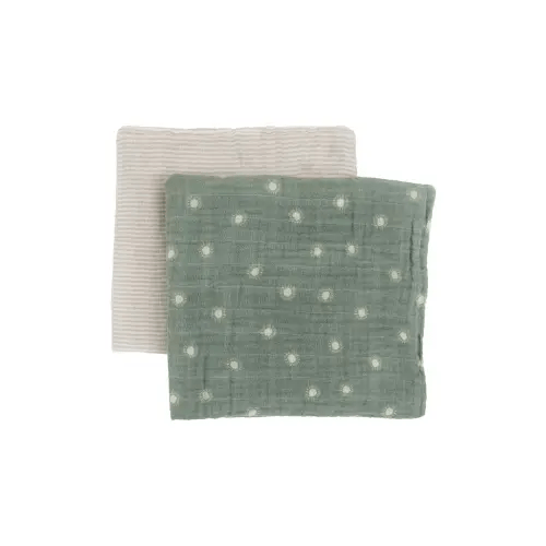 2-Pack Organic Cotton Muslin Swaddle Blanket