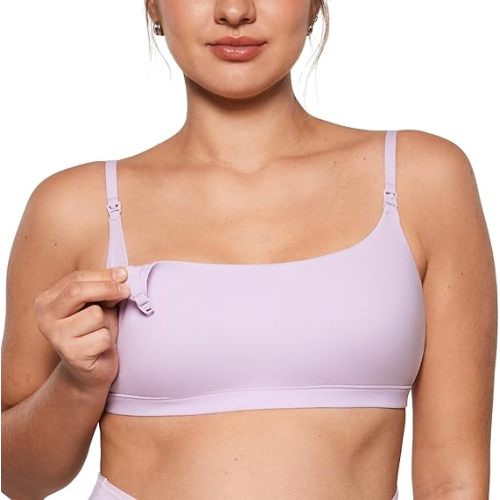 INLYRIC Women's Inbarely Soft Nursing Bras Unlined Bralettes Maternity Bra for Breastfeeding Unpadded Comfy Sleep Seamless