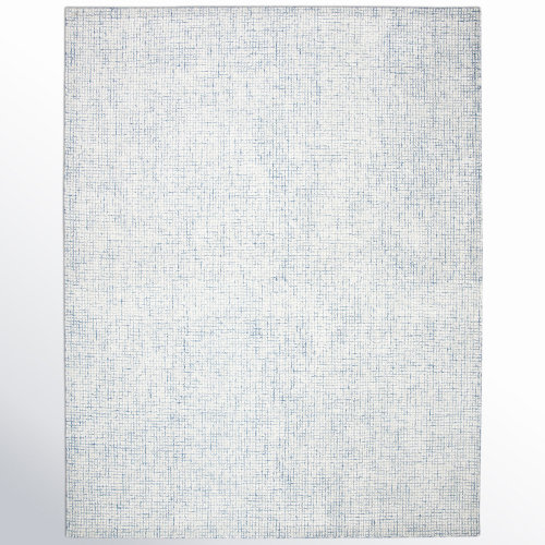 Rowe Handmade Tufted Ivory/Blue Rug