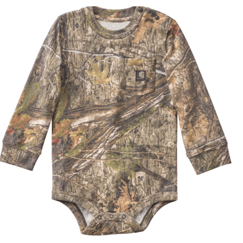Boys' Long Sleeve Camo Pocket Bodysuit (Baby) | Carhartt