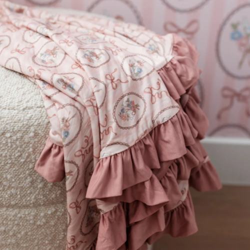 Blaire Ruffle Blanket – In My Jammers