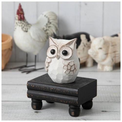 White Owl Figurine
