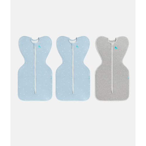 Swaddle Up Starter Bundle | 1.0 TOG | Blue Twinkle 2 | Gray