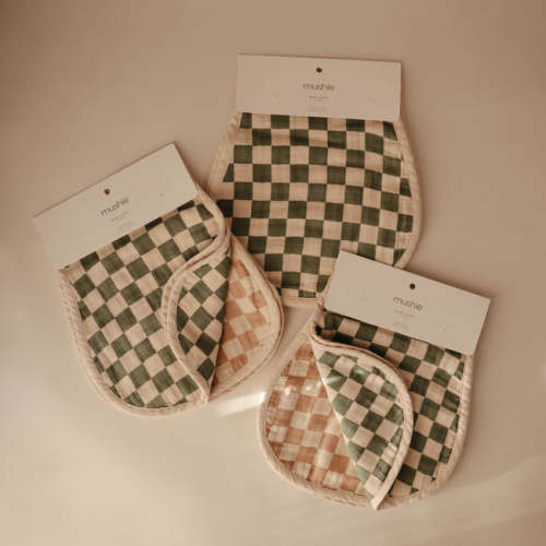 Mushie Organic Cotton Muslin Burp Cloth 2-Pack – Babyletto