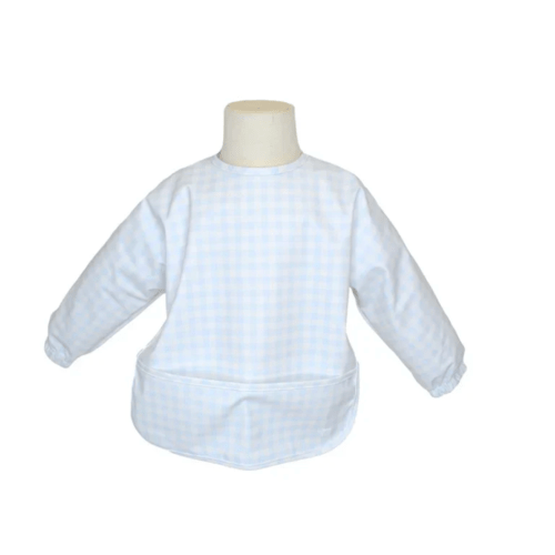 Perfect Smock Small Pimlico Check Light Blue by TRVL Design