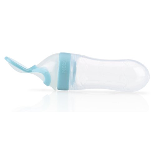 Nuby Garden Fresh Silicone Squeeze Feeder Blue