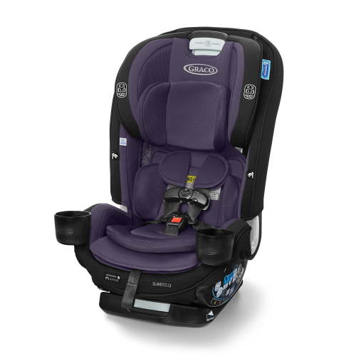 Graco SlimFit3 LX 3-in-1 Car Seat, Katrina Purple, Compact for Child's Growth