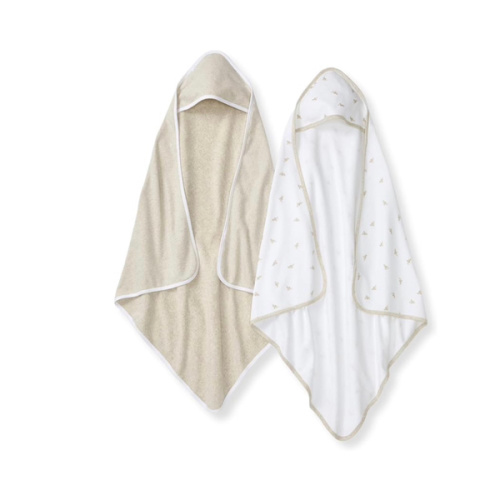 Burt's Bees Baby Infant Hooded Towels, Unisex Bath Essentials, 2-Pack | Soft and absorbent knit terry 100% organic cotton baby hooded towel that is durable and soft, measures 29" x 29"