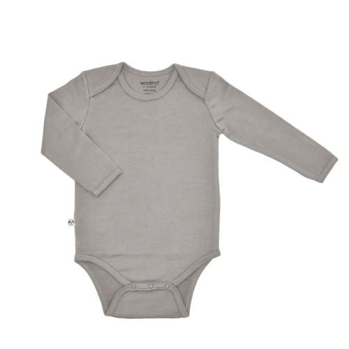 Merino Wool Baby Bodysuit | Natural Merino Wool Baby Clothing – Woolino