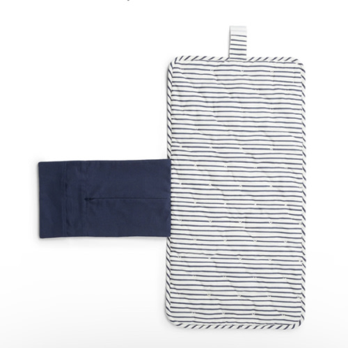 Striped On the Go Portable Changing Pad