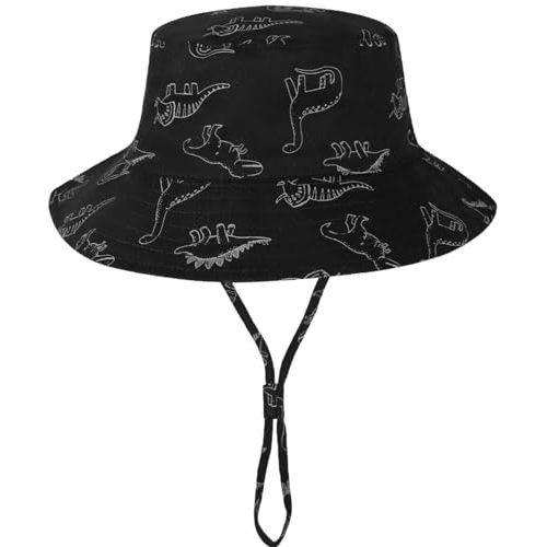 Baby Sun Hat UPF 50+ Sun Protective Toddler Bucket Hat Summer Kids Beach Hats Wide Brim Outdoor Play Hat for Boys Girls