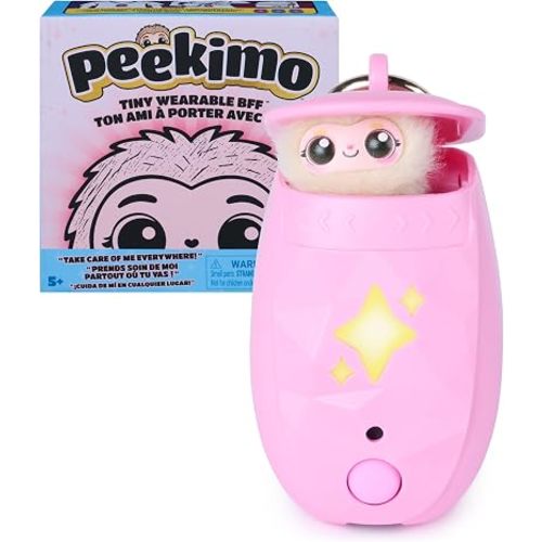 Pink Interactive Pet and Wearable Charm Accessory, 100+ Reactions