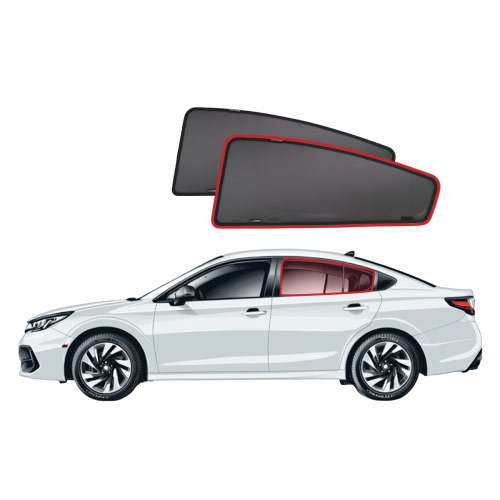Subaru Legacy Rear Door Car Window Shade (BW; 2020-2025)