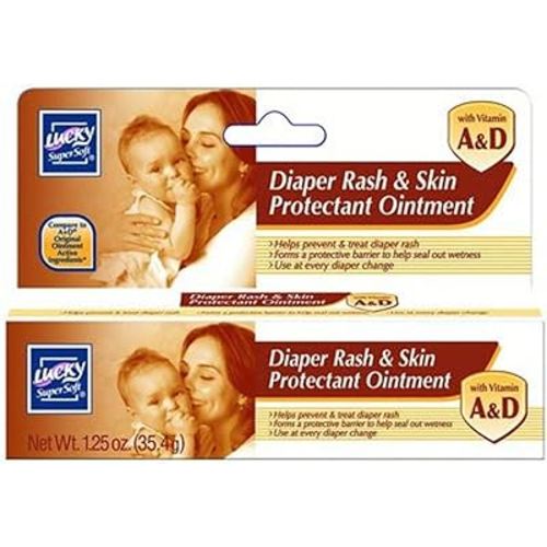 Lucky Super Soft Skin Protectant Ointment with Vitamins A & D, 1.25 Ounce