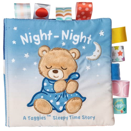 Taggies Starry Night Teddy Soft Book – Sensory Crinkle Baby Book