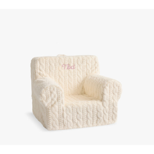 My First Anywhere Chair®, Cozy Cable Knit Collection