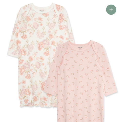 Fabulous Floral Sleeper Gowns (2-Pack)