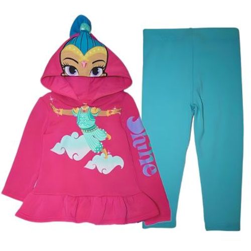 Shimmer and Shine Little Girls' Toddler Costume Hooded Legging Set, 4T