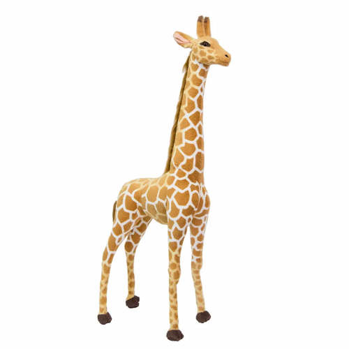 Giraffe plush toy，Linzy 50'' Standing Giraffe, 15 x 25 x 50 inches