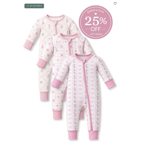Pretty in Pink Zip Romper Bundle