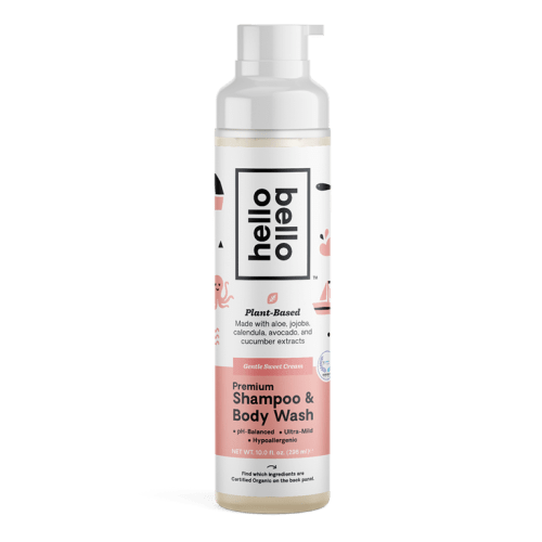 Hello Bello Extra-Gentle Baby Shampoo & Body Wash, Gentle Sweet Cream, 10oz