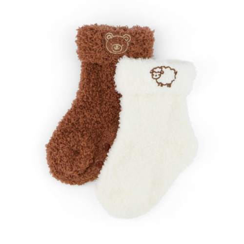 Medium Brown Baby Cosy Embroidered Socks | Best&Less™ Online