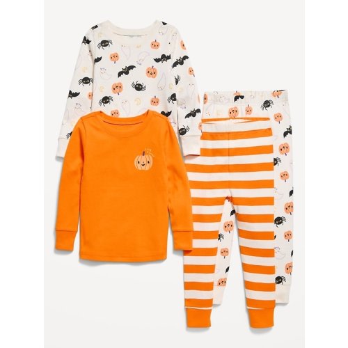 Printed Snug-Fit Pajama 4-Piece for Toddler & Baby