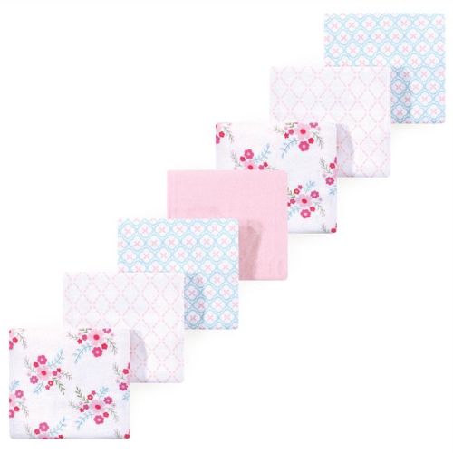 Little Treasure Luvable Friends Flannel Receiving Blankets 7pk, Garden Floral