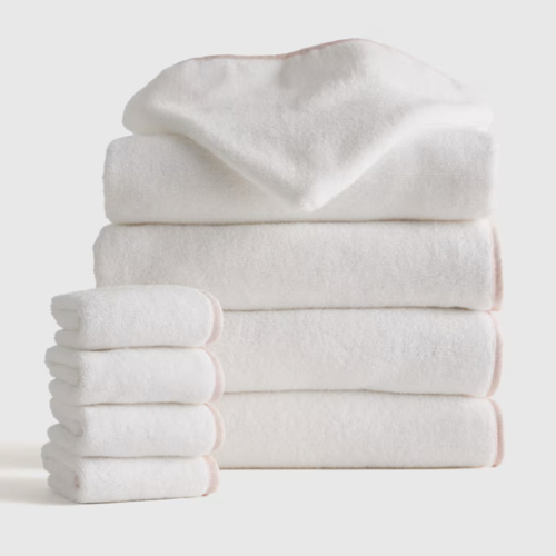 Organic Turkish Cotton Kids Bath Bundle 8-Pack in White