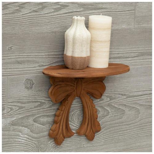 Bow Wood Wall Shelf